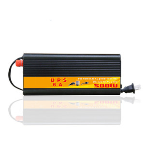 Có Thể Sạc Lại 500W DC 24V Để AC 110V 60Hz Sửa Đổi Sóng UPS Điện Biến Tần + Pin Sạc - Product Image 5