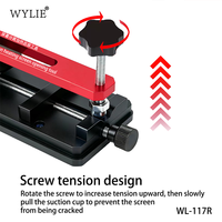 WYLIE WL-117R Chauffe-écran et séparateur métallique 0-150°C avec ventouse puissante pour réparation de téléphones