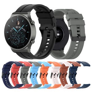Correa de reloj inteligente para <span class=keywords><strong>Huawei</strong></span> Watch Gt3 <span class=keywords><strong>Gt</strong></span> <span class=keywords><strong>3</strong></span> <span class=keywords><strong>42</strong></span> 46mm correas de muñeca <span class=keywords><strong>Gt</strong></span> 2 Gt2 Pro correa de reloj pulsera de silicona - Product Image 1