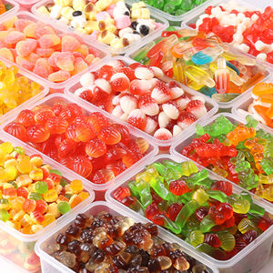 Toptan Özel Yapım Jelibon Şekerleme Meyve Şekillendirme Helal Toplu Jelibonlar Özel Karışık Tatlı Ekşi Helal Jöle Şekerlemeler - Product Image 1