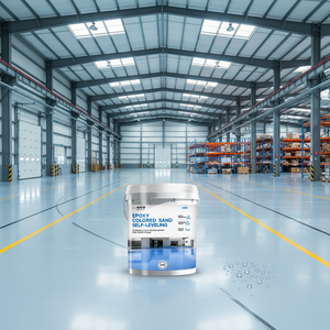<span class=keywords><strong>Pintura</strong></span> Epoxi Impermeable con <span class=keywords><strong>Arena</strong></span> de <span class=keywords><strong>Color</strong></span>, Recubrimiento Epoxi Autonivelante para Pisos - Product Image 3