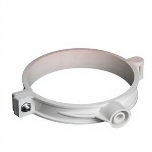 Abrazadera de <span class=keywords><strong>PVC</strong></span> de doble uso <span class=keywords><strong>para</strong></span> drenaje, tipo elevador, engrosada, con hebilla fija en forma de U, conexión hembra de cabeza hexagonal, modelo métrico 50-315 - Product Image 2