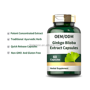 Cápsulas de Extrato de Ginkgo Biloba OEM/ODM para Alívio da Fadiga Ocular, Suplemento Dietético de Extrato de Ginkgo Biloba - Product Image 2