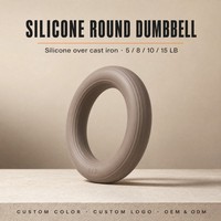 Haltères en silicone à toucher doux, essentiels pour l'entraînement, directement de l'usine, pour la musculation à domicile