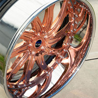 RCSR Jantes de voiture sport de 18 à 26 pouces, jantes en alliage forgé personnalisées en 2 parties pour Mercedes BMW Truck Jeep avec 5x114.3 5x130 6x139.7