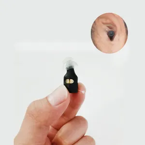 Wenatone 2024新产品创意老年人耳罩隐形迷你可充电CIC数字助听器