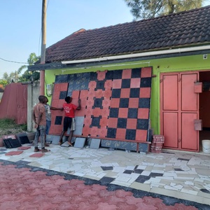 LYA plastique pavage ciment patio dalles béton pavées ornements moule pour chemin de jardin - Product Image 2