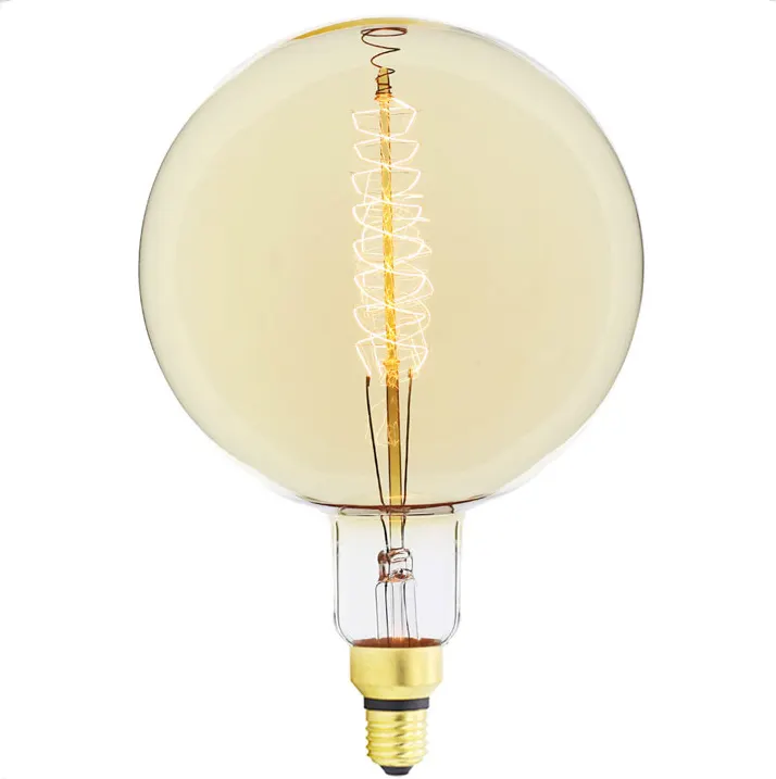 Oversized big xxl extra large giant edison bulb G200 G300 vintage lamp color amber and clear for restaurant decoration