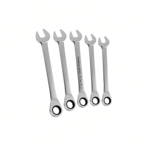 Combination Wrench <b>Set</b> 5 Pc Metric Steel Open End <b>Ring</b> <b>Spanner</b> Tool Kit - Product Image 2