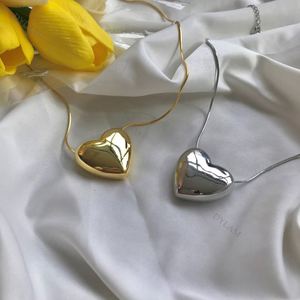 Collares con Cadena de Corazones de Diseño Único Dylam, Delicado y Lindo Collar con Colgante de Corazón, Eres Única en Mi Corazón - Product Image 2