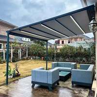 Fournisseurs d'auvents, auvent rétractable, pare-soleil extérieur, auvent manuel pliable, cassette complète, auvent en alliage d'aluminium pour patio, sur mesure