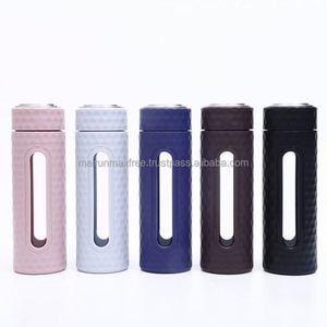 Professional Factory Wholesale Modern Fashion Glass Tumbler Water Bottle Kids School Use 450ml Capacity Multi-color Cartoon - Product Image 5
