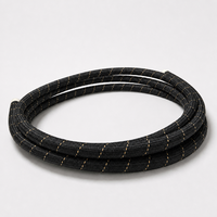 Tuyau de carburant en PTFE AN6, tube flexible tressé en fibre d'aramide, gaine lisse, antistatique, haute température, résistant au feu