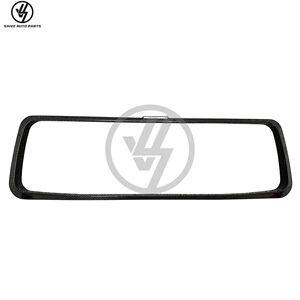 โครงกันชนหน้าคาร์บอนไฟเบอร์แห้งคุณภาพสูงสำหรับ Mercedes Benz G-Class W465 G500 AMG ที่ G580 G63 2025 + ที่ครอบกระจังหน้า - Product Image 1