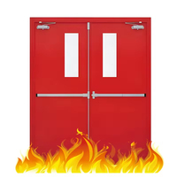 Puerta Cortafuego de Laboratorio de Excelente Calidad y Rendimiento Estable, Aprobada por EN, 60/90/120 Minutos, Fabricante de Puertas de Acero Americanas
