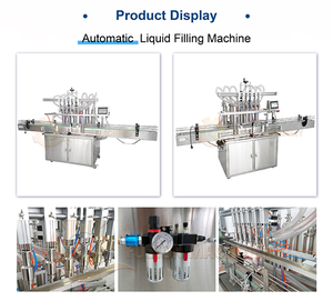 Fusión 6 cabeza bomba de diafragma transportador Soda agua jugo cerveza aceite de cocina 100-1000ml embotellado líquido máquina de llenado automático - Product Image 2