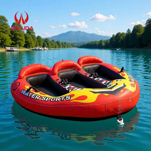 Bote Inflable Remolcable de PVC para 3 Personas, Tipo Glider, para Deportes Acuáticos y Alquiler de Esquí Acuático - Product Image 4