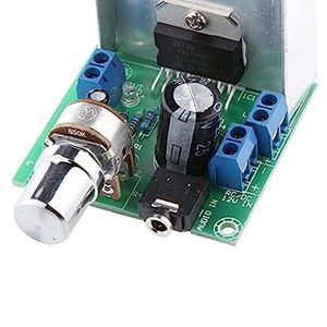 บอร์ดเครื่องขยายเสียง TDA7297 กำลังไฟ 2x15W 2 แชนแนล DC12V พร้อมโพเทนชิโอมิเตอร์และฮีทซิงค์ สำหรับใช้ในรถยนต์หรือที่บ้าน - Product Image 4