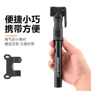 Yueli Aluminum Alloy Portable Air Pump 100PSI With <b>Car</b> Mount And Hidden Hose For Bicycle Electric Bike Ball <b>Inflation</b> - Product Image 5