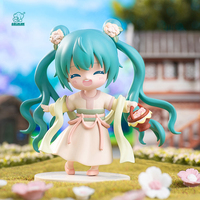 Оригинальный набор фигурок GOLDLOK Hatsunee Miku Qu Yun Shang Flower Series, 9 шт., в стиле чиби, в китайском стиле, для рабочего стола, подарок (слепая коробка)