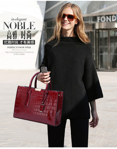 Bolso de Hombro de Fábrica Directa, Bolsos de Mensajero de Cuero PU, Bolsos de Mano de Moda con Bolsillo, Estilo Tote, Bolsos para Portátil para Mujer - Product Image 5