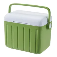 Glacière isotherme PP 20L pour extérieur, camping, pêche, stockage d'aliments et de canettes, avec bloc de glace rétenteur de chaleur pour réfrigération