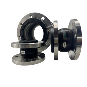 Única esfera flange tipo borracha flexível suave expansão conjunta acoplamento com flanges - Product Image 1
