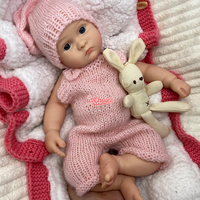 Poupée Reborn en Silicone Lestée de 18 pouces, Ligne de Moulage à Faible Visibilité, Toucher Doux, Style Éveillé, pour l'Approvisionnement en Gros et l'Inventaire des Boutiques de Détail