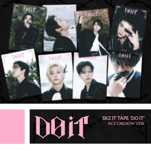 KPOP Stray Kids SKZ IT TAPE DO IT ACCORDION VER Álbum Oficial Paquete Especial Grupo Idol Coreano Merchandising Musical Coleccionable Regalo - Product Image 2
