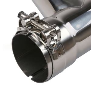 Système d'<span class=keywords><strong>échappement</strong></span> Junfa <span class=keywords><strong>Scorpion</strong></span> pour Volkswagen en fibre de carbone poli miroir, modification de la sortie d'<span class=keywords><strong>échappement</strong></span> - Product Image 4