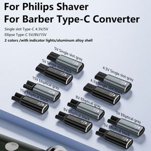 Adaptador de Carga Tipo-C de Repuesto PD 4.3V/8V/15V/5V para Afeitadora <span class=keywords><strong>Philips</strong></span>, Cortadora de Pelo, 500MA 1.5A 390mA - Product Image 2