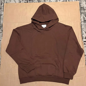 High Quality Unisex Oversized Casual Solid Fleece Pocket Hoodie Y2K Puff Printing Spring Winter Trend Luxurious Eco-Friendly - Product Image 1