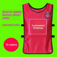 Vente en Gros Maillots d'Entraînement de Basket-ball et de Football pour Adultes et Enfants, Chasubles de Sport Personnalisables avec Logo
