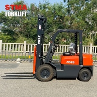 STMA 2Ton 3 Ton 4 Ton 5 Ton Truk Forklift Hidrolik Diesel dengan Mesin Jepang untuk Dijual