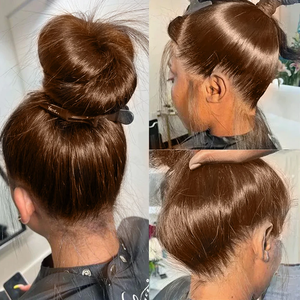 Perruque 360 en <span class=keywords><strong>cheveux</strong></span> humains naturels, sans colle, avec sangle invisible à cordon de serrage, coupe ajustée, pré-coupée, Lace Front - Product Image 4