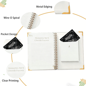 <span class=keywords><strong>Libro</strong></span> <span class=keywords><strong>de</strong></span> Recuerdos Hermoso para Mamá y Bebé, Tamaño Grande 2026, con Espacio para Insertar Fotos <span class=keywords><strong>de</strong></span> Ultrasonido, para Registrar el Crecimiento del Bebé - Product Image 3