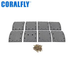 Plaquettes de frein semi-métalliques 19939 WVA19939 3095179 2709765 2709426 3095169 2708361 3093259 pour camions VOLVO - Product Image 1