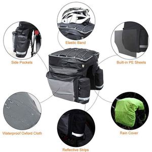 Bolsa de Bicicleta para Portaequipajes Trasero BSCI de 25L/68L, Gran Capacidad, como Portaequipajes - Product Image 3