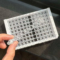 Stérilisé 96 puits Tc traité détachable laboratoire utiliser la plaque Elisa blanche