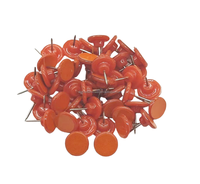 Nouvelle innovation : clous de marquage de sentier gris/orange hautement réfléchissants de 13 mm pour la randonnée, la chasse, le camping et les accessoires de plein air