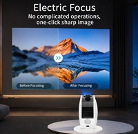 Projecteur vidéo intelligent Android 14 pour TV, projecteur de lumière nocturne galaxie, projecteur vidéo HD720P pour cinéma maison, projecteur Wifi pour chambre à coucher, projecteur 4K