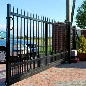 heavy duty stainless gates and steel fence design with low price wholesale