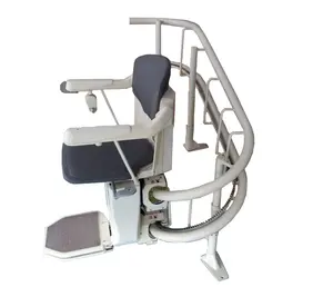 Disable people electric automatic emergency stair chair lift can load 120kg