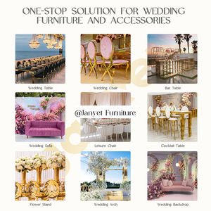 Lüks altın Phoenix ziyafet mekan düğün etkinlikleri için rahat yemek sandalyesi - Product Image 6