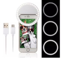Anneau lumineux LED pour maquillage, selfies, photos et vidéos, recharge téléphone et ordinateur