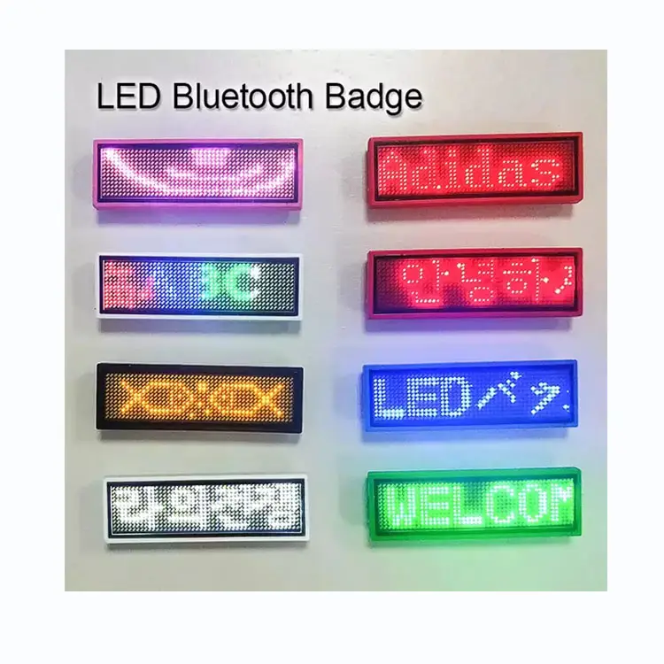 Draadloze Afgelegen Controle Led Auto Etalage Teken Board 12V Mini Led Auto Display Programmeerbare Led Plaat