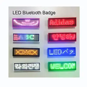 Wireless remoter control LED Car window display Sign board 12V Mini LED car display programmable LED plate