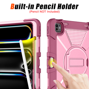เคสแท็บเล็ตกันกระแทกแบบหนาพิเศษรุ่นใหม่ พร้อมขาตั้งหมุนได้ สำหรับ iPad Pro 13 2024/2025 - Product Image 5