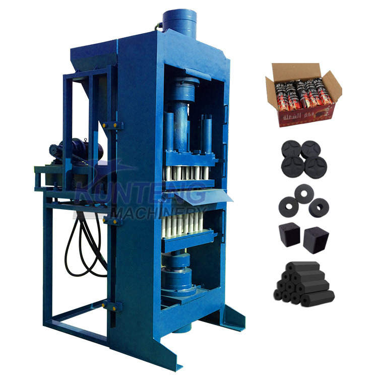 Roller Press Charcoal Coal Briquettes Production