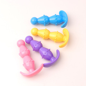 ปลั๊กเสียบก้นรูปดอกเดซี่แบบลูกปัดลอยได้ ทำจาก TPE นุ่ม สีสันสี่สี สำหรับผู้ใหญ่ - Product Image 2